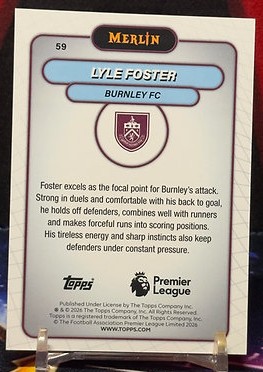 25/26 Topps Merlin Premier League - Lyle Foster