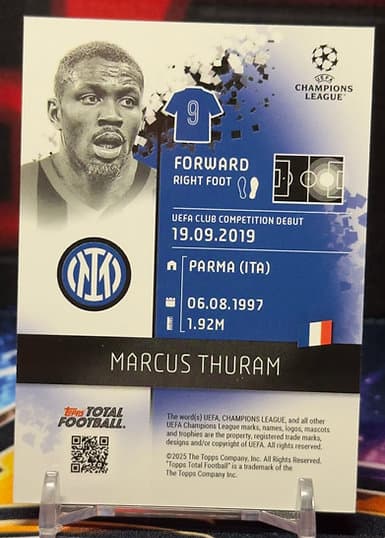 2025 Topps total football - Marcus Thuram