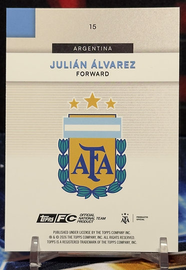 25/26 Topps Argentina team set - Julián Álvarez