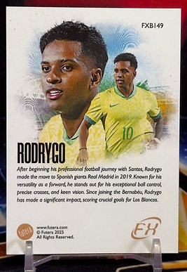 24/25 Futera World Football FX - Rodrygo