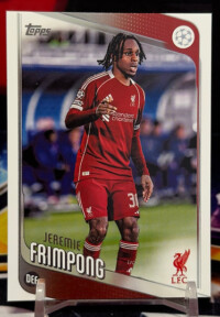 25/26 Topps uefa club competitions - Jeremie Frimpong