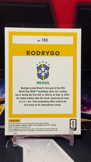 25/26 Panini donruss road to fifa world cup - Rodrygo