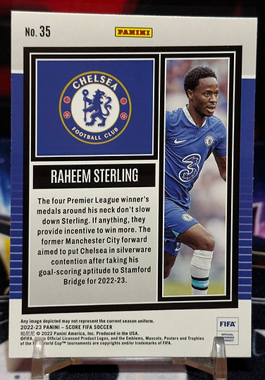 2022-2023 Panini score fifa soccer - Raheem Sterling
