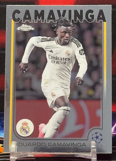 24/25 Topps chrome uefa - Eduardo Camavinga