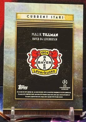 2025-26 Topps Deco UEFA Club Competitions - Malik Tillman