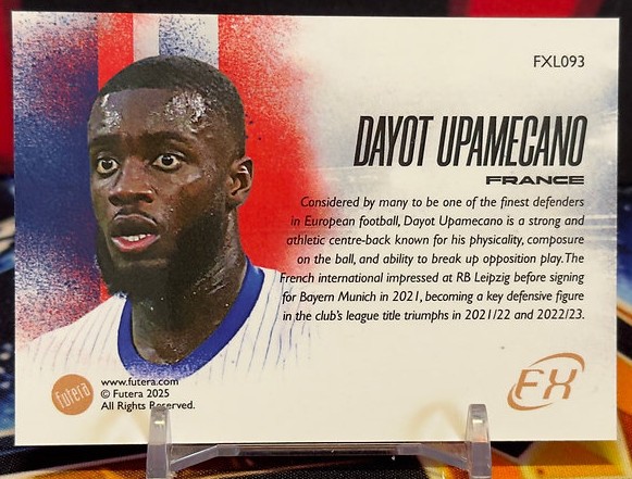 24/25 Futera World Football FX - Dayot Upamecano