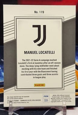 2022-2023 Panini donruss elite fifa soccer - Manuel Locatelli