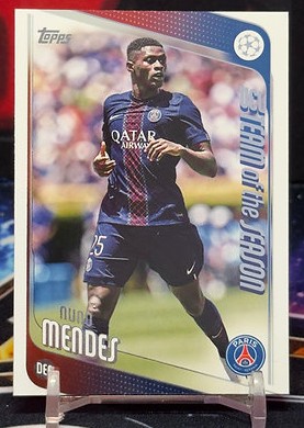 2025-2026 Topps uefa club competitions - Nuno Mendes