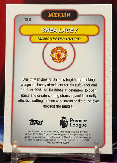 2025 -2026 Topps Merlin Premier League - Shea Lacey