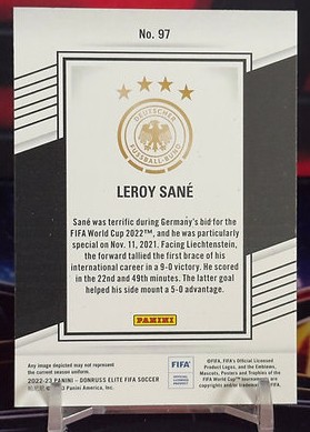22/23 Panini donruss elite - Leroy Sané