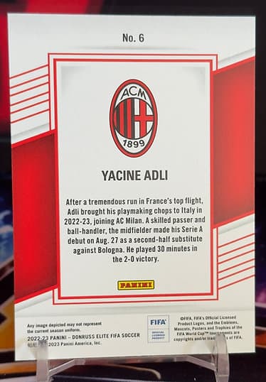 22/23 Panini donruss elite fifa - Yacine Adli