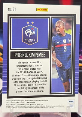 22/23 Panini score fifa soccer - Presnel Kimpembe