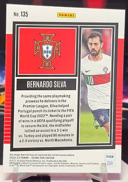 22/23 Panini score fifa soccer - Bernardo Silva