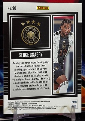 22/23 Panini score fifa soccer - Serge Gnabry