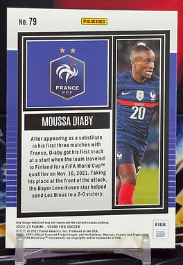 2022-2023 Panini score fifa soccer - Moussa Diaby