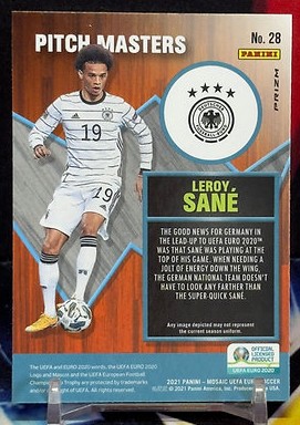 2021 Panini mosaic uefa euro - Leroy Sané