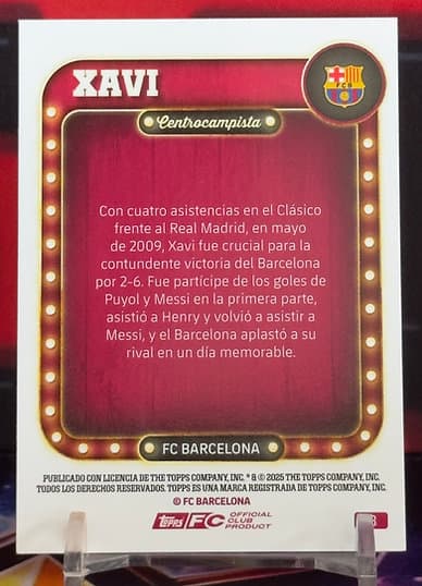 25/26 Topps Collector Tin - Xavi