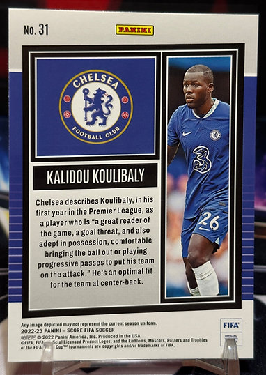 2022-2023 Panini score fifa soccer - Kalidou Koulibaly