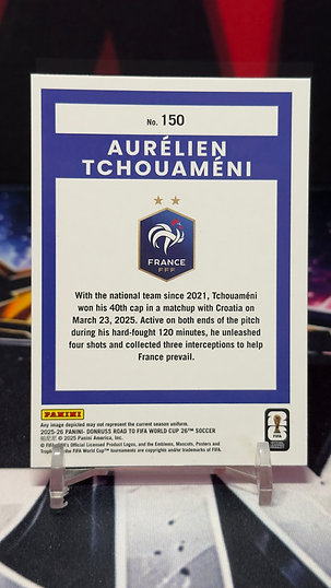 25/26 Panini donruss road to fifa world cup - Aurélien Tchouaméni