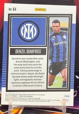 2022-23 Panini Score FIFA Soccer - Denzel Dumfries