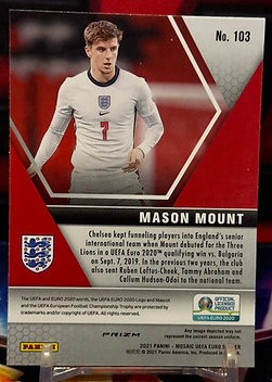 2021 Panini mosaic eufa euro - Mason Mount