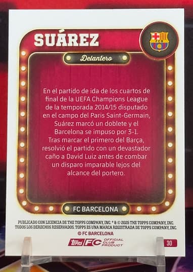 25/26 Topps Collector Tin - Suárez