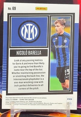 2022-23 Panini Score FIFA Soccer - Nicolo Barella