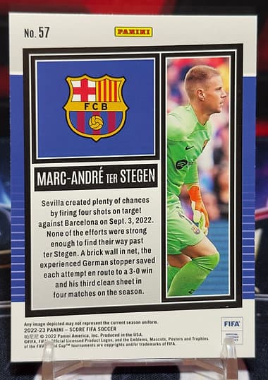 22/23 Panini score - Marc-André Ter Stegen