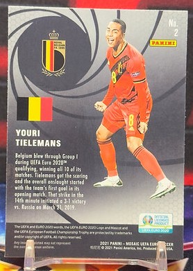 2021 Panini mosaic eufa euro - Youri Tielemans