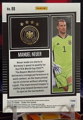 22/23 Panini score fifa soccer - Manuel Neuer