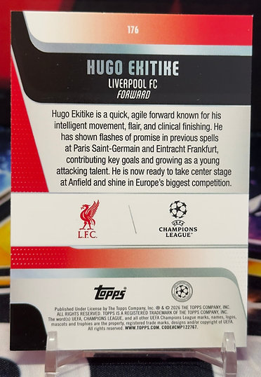 25/26 Topps uefa club competitions - Hugo Ekitike