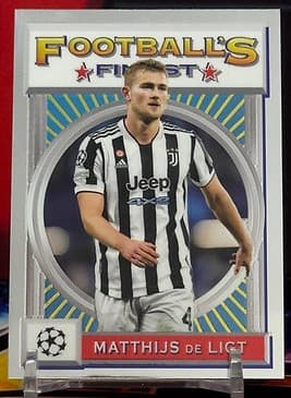 2022 Topps Football's Finest UEFA Champions League - Matthijs de Ligt