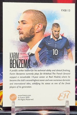 24/25 Futera World Football FX - Karim Benzema