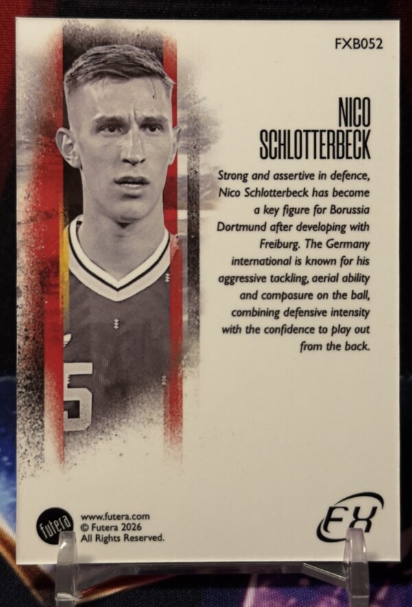 2026 FUTERA World Football FX Series 3 - Nico Schlotterbeck