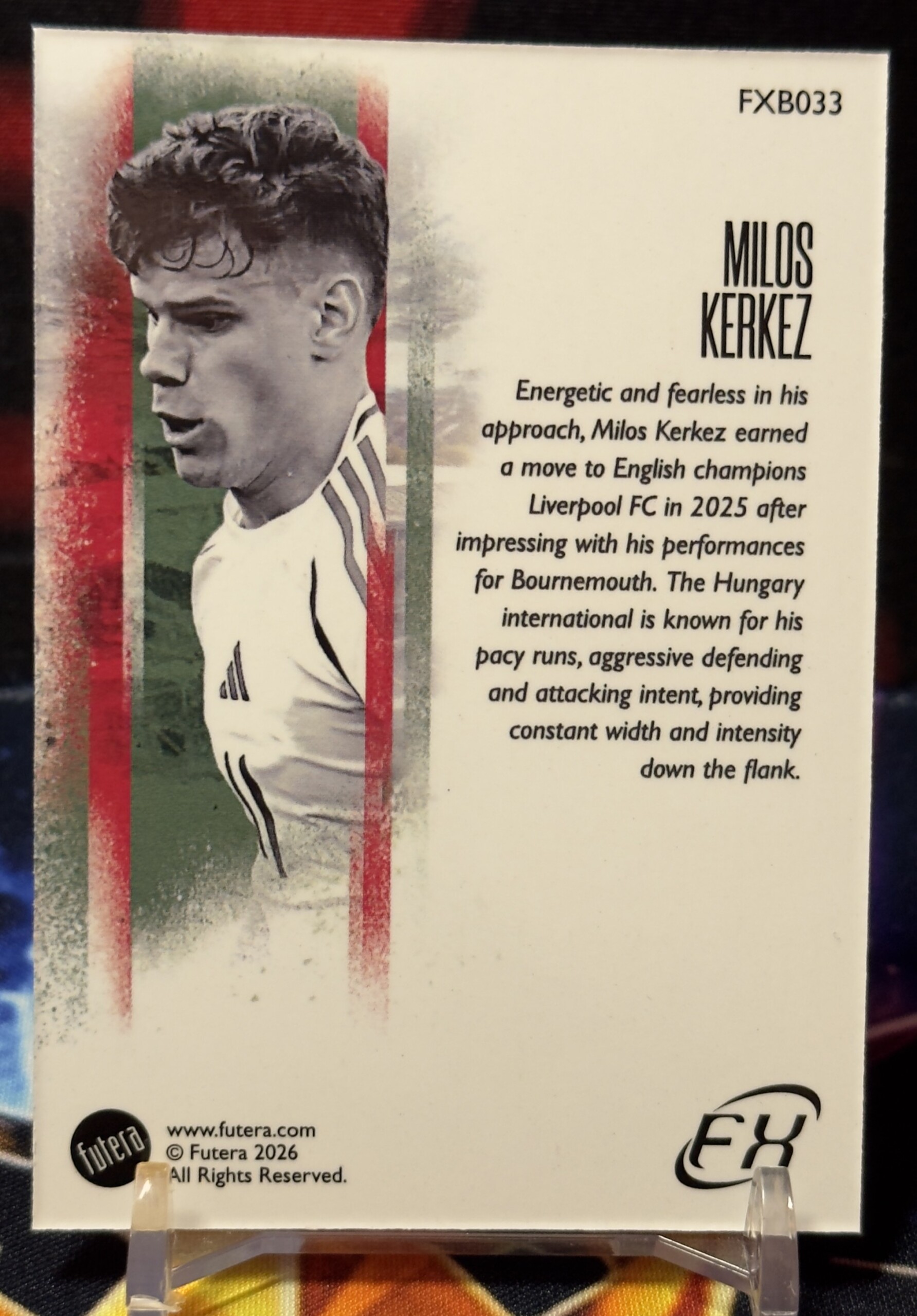 2026 FUTERA World Football FX Series 3 - Milos Kerkez