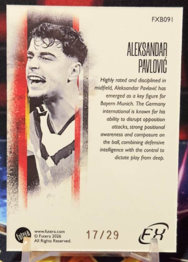2026 FUTERA World Football FX Series 3 - Aleksandar Pavlovic
