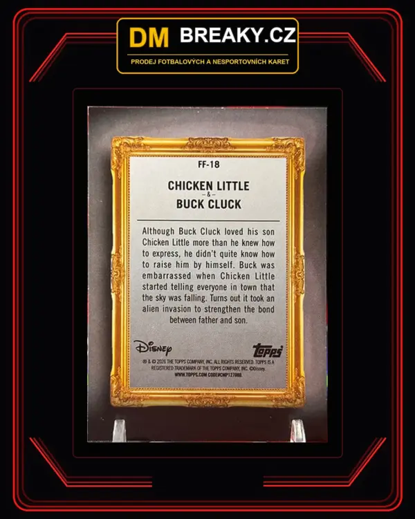 Obrázek ChatGPT 27. 9. 2026 09_40_35 2026 Topps Disney neon - Chicken Little