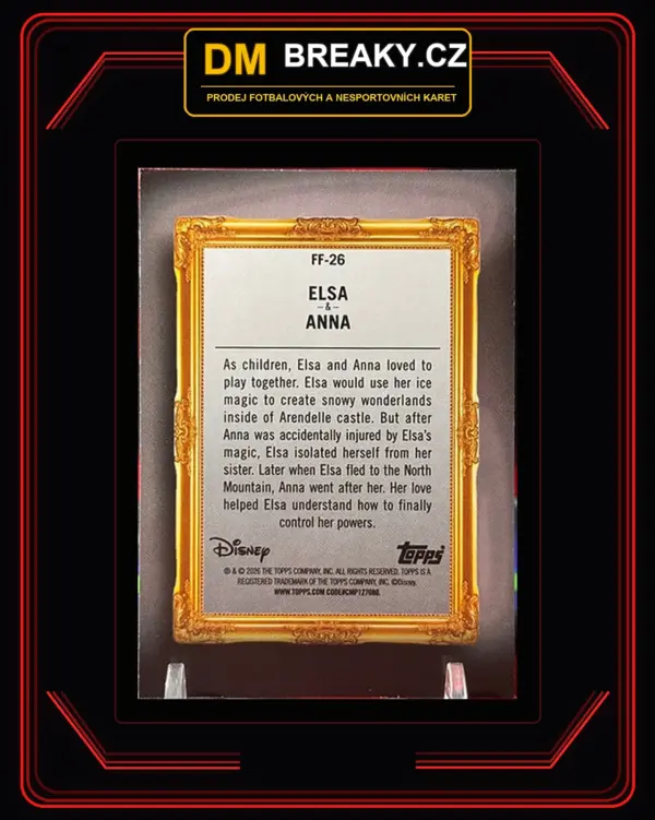 2026 Topps Disney neon - Elsa & Anna