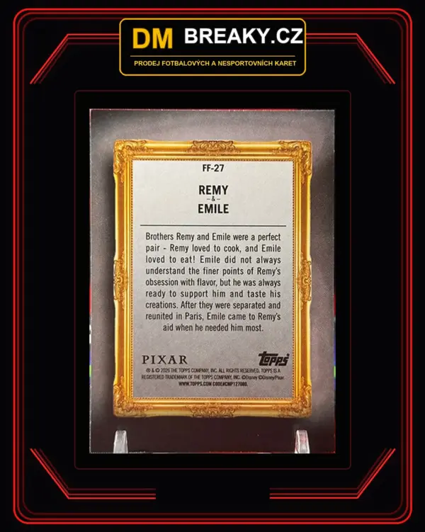 2026 Topps Disney neon - Remy & Emile