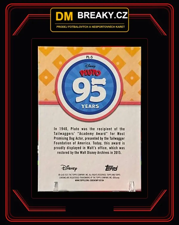 Topps chrome Disney - Pluto