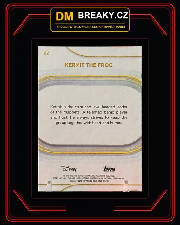 2025 Topps chrome Disney - Kermit the frog