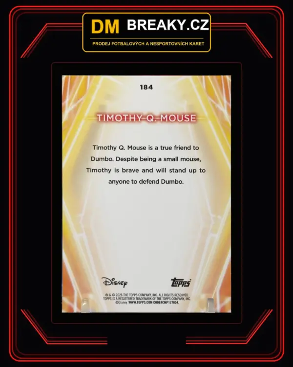 2026 Topps Disney neon - Timothy-Q.-Mouse