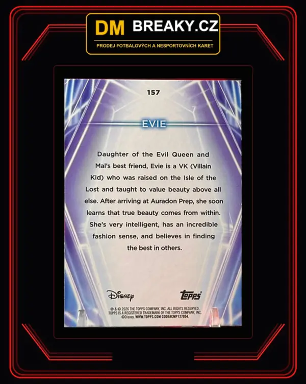 2026 Topps Disney neon - Evie