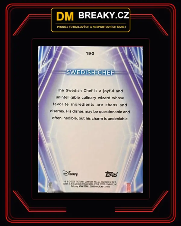 2026 Topps Disney neon - Swedish Chef