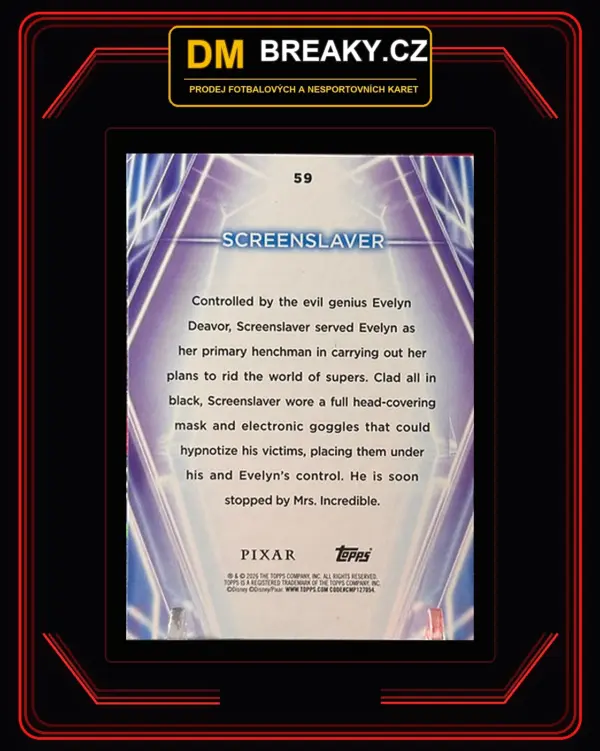 2026 Topps Disney neon - Screenslaver