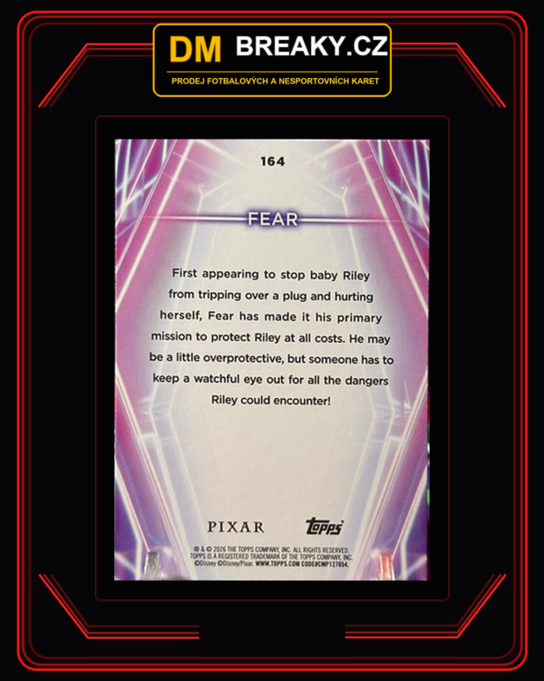 2026 Topps Disney neon - Fear