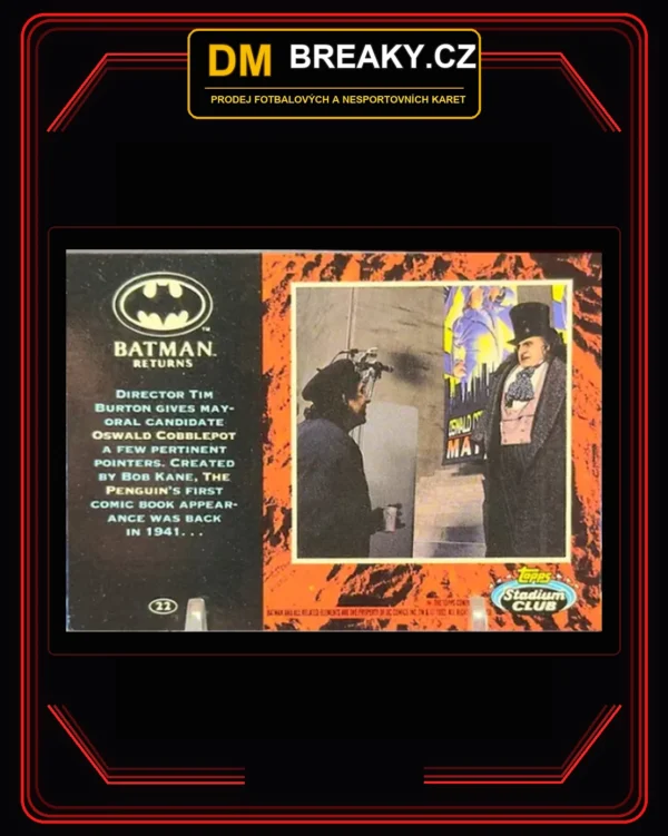 1992 Topps Stadium Club Batman