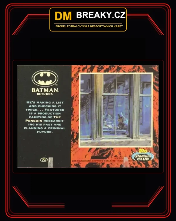 1992 Topps Stadium Club Batman