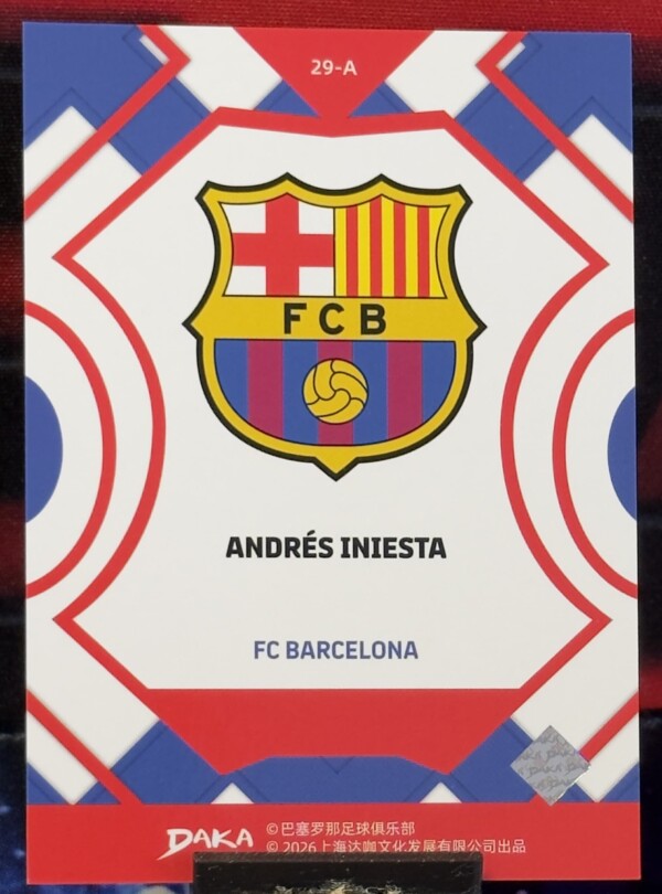 2025-2026 Daka Barcelona Final Whistle - Andrés Iniesta