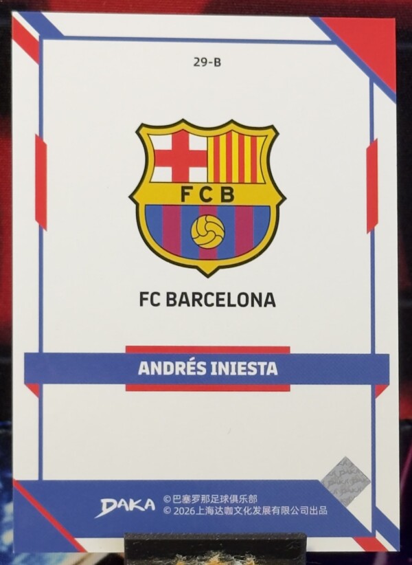 2025-2026 Daka Barcelona Final Whistle - Andrés Iniesta